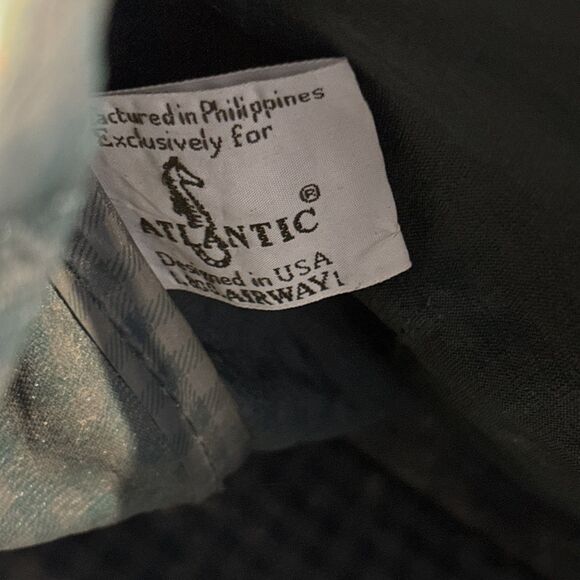 Vintage Atlantic Carpet Bag Carryon Mary Poppins Style Floral Tapestry Green - Picture 4 of 7